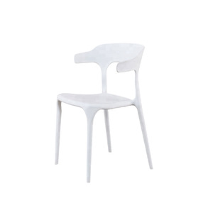 Meubles de design scandinave Fauteuil moderne en bois Style restaurant cuisine salle à manger Chaise de salle à manger nordique en plastique - Product Image 4