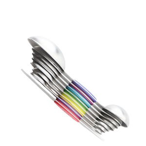 Hot Sale Double Head 430 Stainless Steel <strong>Measuring</strong> <strong>Cups</strong> 8 Pcs Custom Logo Magnetic <strong>Measuring</strong> Spoon <strong>Set</strong> - Product Image 6