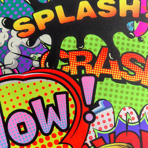 カスタムネオンインクアートプリントデジタル印刷オンデマンドUVダークライト鮮やかなカラーアーティストイラストウォールポスター - Product Image 5