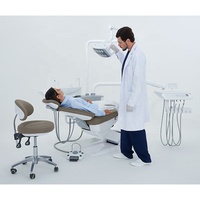 LK-AF100 Unité dentaire de luxe Foshan, fauteuil dentaire complet avec moteur Timotion et tubes d'air et d'eau importés, prix