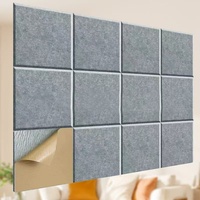 Fournisseur d'usine, 12 pièces par paquet, tableau en feutre et liège auto-adhésif, épingles pour accrocher au mur, décoration acoustique pour la maison, l'école, le bureau, l'art déco