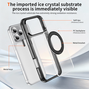 <span class=keywords><strong>360</strong></span> °   <span class=keywords><strong>Coque</strong></span> de téléphone <span class=keywords><strong>magnétique</strong></span> antichoc avec support pour <span class=keywords><strong>iPhone</strong></span> 17 Pro Max 16E 17 Air <span class=keywords><strong>11</strong></span> 12 13 14 Plus 15 Pro - Product Image 5