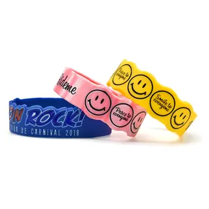 Fashion children's silicone bracelet wrist bands personalized rubber hand bracelet with custom logo