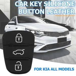 Xe từ xa chính trường hợp Silicone cao su <span class=keywords><strong>Key</strong></span> pad cho Hyundai Kia 3 nút Fob Bìa - Product Image 4
