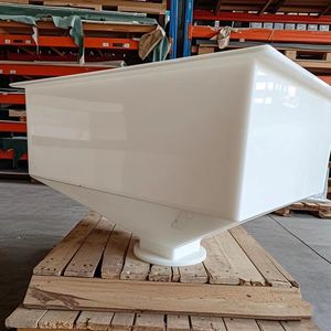 Custom Fabricated Polypropylene (PP) Feed <strong>Hoppers</strong>, Salt Storage Bins, Water Tanks, and Drain Trays - Product Image 3