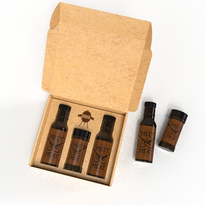 Bouteille d'épice ronde <span class=keywords><strong>en</strong></span> plastique de 130mm avec boîte <span class=keywords><strong>en</strong></span> papier de carton Bouteille <span class=keywords><strong>en</strong></span> plastique de <span class=keywords><strong>sauce</strong></span> de soja de 30ml - Product Image 4