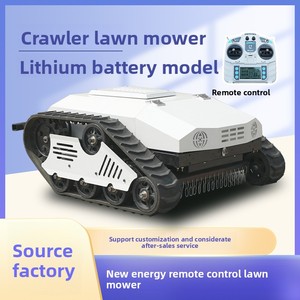 Cortacésped a Control Remoto para Huertos y Campos Inclinados, Robot de Corte Inteligente con Batería de Litio Pequeña, Desbrozadora de Orugas C--17 para Huertos - Product Image 2