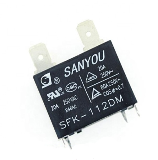 Горячая распродажа! SANYOU SFK-112DM Кондиционер реле 4 штырей, работающего на постоянном токе 12 В в 20A реле с переменным током