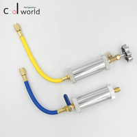 Injecteur de colorant d'huile de compresseur R134A 1/4 "SAE injection mâle et femelle pour système de climatisation