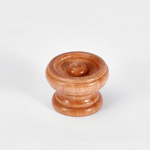 Poignée en bois monotrou tiroir armoire <span class=keywords><strong>porte</strong></span> chaussures armoire poignée de <span class=keywords><strong>porte</strong></span> monograin champignon chinois petite poignée en gros - Product Image 2