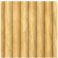 EAZART Panel Dinding 3D MDF Fleksibel Ramah Lingkungan Tahan Air dengan Lapisan Kayu untuk Dekorasi Dinding Interior/Eksterior Rumah Tangga