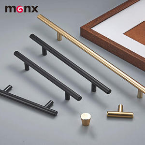Luxury Modern Aluminum Alloy Gold <strong>Black</strong> Kitchen Dresser Bedroom Furniture Wardrobe Drawer Cabinet Handle <strong>Knob</strong> - Product Image 6