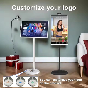 Televisor Móvil Inalámbrico de 32 Pulgadas, Monitor Android <span class=keywords><strong>IPTV</strong></span> con Pantalla Táctil, Televisor Inteligente Portátil Recargable de 12V con Cámara HD - Product Image 5