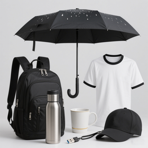 Wholesale Promotional Gift Folding Automatic Windproof Umbrella with logo - Product Image 5