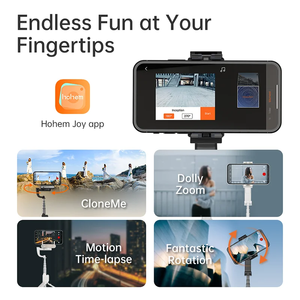<span class=keywords><strong>Hohem</strong></span> iSteady Q selfie stick support de selfie réglable support extérieur pliable <span class=keywords><strong>stabilisateur</strong></span> universel diffusion en direct photographie vlog - Product Image 5