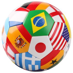 Factory Fastest Lead Time Flag Football Size 5 Machine Stitched PVC Soccer <b>Ball</b> for Urgent Promotion Gift Using - Product Image 3