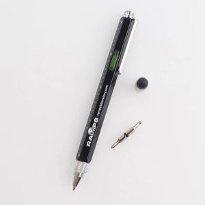 Stylo-outil multifonctionnel 9-en-1 en métal avec niveau à bulle, tournevis et échelle cm/pouces, idéal pour l'ingénierie, personnalisable avec logo, vente en gros - Product Image 4
