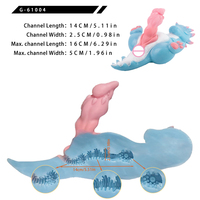 GEEBA Fantasy Masturbator Sex Toy pour hommes, 2 en 1 Pocket Pussy Animal Doll Vaginal avec Dragon Knot Dildo Masturbateur masculin