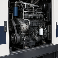 Groupe électrogène diesel étanche 30 kVA pour alimentation de secours d'urgence, Isuzu triphasé 400 V 60 Hz