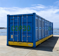 Conteneur de stockage d'énergie industriel avec cloisons personnalisées et espace de montage d'équipements