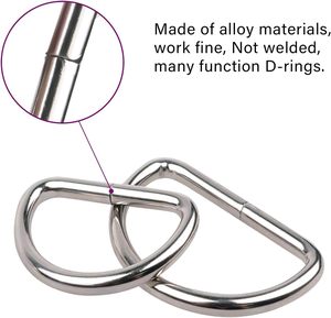 Gwybkq D Rings For <b>Sewing</b> Metal D Ring <b>Set</b> Of - Product Image 5