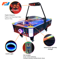 Vente flash FUN PAR Meteor Hockey, jeu de hockey sur air pour 2 joueurs, machine de jeu d'intérieur avec design personnalisable, 110V/220V