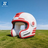 Arche gonflable en forme de casque de football pour événements sportifs, publicité et décoration
