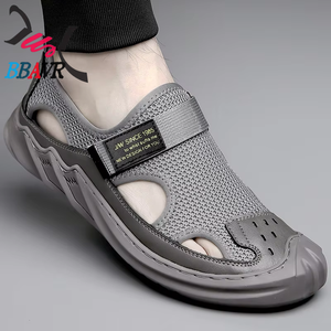 Nuevas Sandalias Planas Antideslizantes para Hombre, Diseño Personalizable con Protección para los Dedos, para Deportes al Aire Libre - Product Image 2