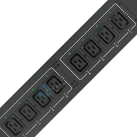 OIT Rack 3 phases C19 commuté intelligent Ethernet IP télécommande dosée unité de Distribution d'alimentation intelligente PDU