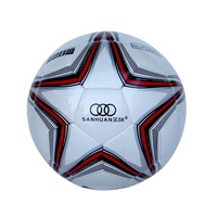 Ballon de football thermocollé professionnel taille 5, logo personnalisé OEM pour matchs de club et entraînement, marque de renommée, usine coopérative