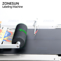 ZONESUN ZS-TB502P autocollant de table boîte plate automatique carte sac en papier debout pochette étiqueteuse avec pagineuse