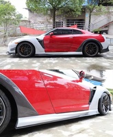 Kit carrosserie large style VRS pour Nissan GTR R35 2008-2016 – Nouveau pare-chocs avant et arrière, diffuseur, jupes latérales, capot, aileron arrière, garde-boue, kit carrosserie complet