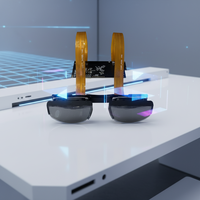 Module optique binoculaire pour lunettes AR Birdbath, micro-afficheur OLED double Si de 0,49 pouce 1920x1080, champ de vision de 41 degrés MIPI pour AR industrielle
