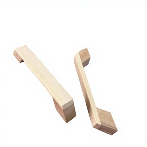 Juego de tiradores redondos de madera para gabinetes, diseño moderno, ligeros, hechos a mano, para uso en interiores/exteriores, decoración de muebles para montar en puertas - Product Image 6