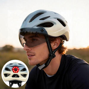 <span class=keywords><strong>Casco</strong></span> de <span class=keywords><strong>bicicleta</strong></span> LED ligero para ciclismo de carretera y MTB <span class=keywords><strong>Casco</strong></span> de <span class=keywords><strong>bicicleta</strong></span> ajustable para hombres y mujeres Commuter-Ready - Product Image 1