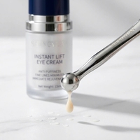 Crème Contour des Yeux Hydratante et Raffermissante à la Caféine Fermentée, Sérum Peptidique Lissant Anti-Rides, OEM ODM Marque Personnalisée