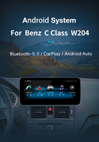 Autoradio Android 14 Qualcomm Snapdragon 665 pour Mercedes-Benz Classe C W204 W205 2011-2018, écran GPS multimédia intégré, garantie 1 an