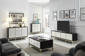 Soporte de Tv de estilo americano, mesa de consola de Tv, mueble de sala de estar, espacio de almacenamiento Extra grande, muebles de dormitorio de madera modernos - Product Image 2