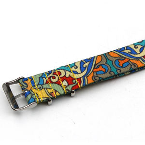 Bracelets de <span class=keywords><strong>montre</strong></span> personnalisés à impression unique de haute qualité, en nylon, à passage unique, motifs uniques, 18, <span class=keywords><strong>20</strong></span>, 22 <span class=keywords><strong>mm</strong></span> pour <span class=keywords><strong>montre</strong></span> intelligente - Product Image 3