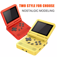 Powkiddy – Console de jeu rétro 3 pouces, écran IPS V90, 3D, Mini Flip, PS1, lecteur vidéo portable, enfants, cadeau bon marché, nouveauté 2022