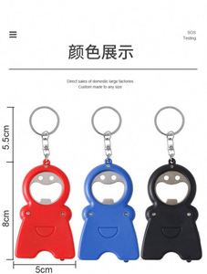 Porte-clés LED avec ruban à mesurer et ouvre-bouteille - Outil multifonction compact pour cadeaux promotionnels - Product Image 4