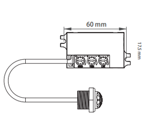 Remote Probe <strong>PIR</strong> Motion <strong>Sensor</strong> 120 Or 360 Degree View 8m Range Adjustable For Indoor Lighting - Product Image 4