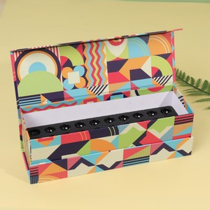 Cajas de impresión de nuevo diseño para bombones chocolates galletas dulces 300 GSM caja de papel embalaje caja de regalo de <span class=keywords><strong>Chocolate</strong></span> caja de papel - Product Image 4