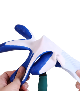 Gants de travail de sécurité agricole durables et résistants à la déchirure, en mousse enduite de <span class=keywords><strong>latex</strong></span> naturel, texture de doigt, 25 cm, personnalisables - Product Image 5