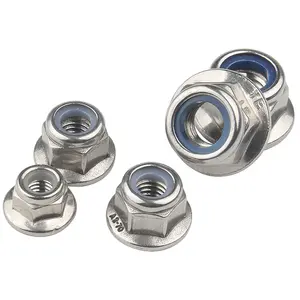 Sunpoint M3 M4 M5 M6 M8 M10 M12 304 Stainless Steel Screw Bolts And Nuts Manufacturers Nylon Nuts Hex Hexagon Lock Nut