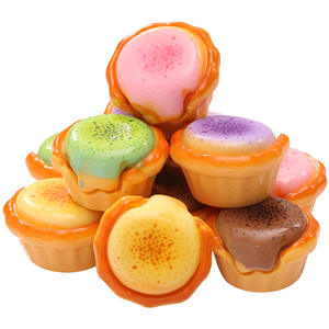 ของเล่นจำลองขนมทาร์ตเนื้อนุ่ม 3 มิติ ของเล่นเรซิ่นขนาดจิ๋ว ของเล่นทำมือสำหรับเด็ก ของขวัญขายส่ง - Product Image 2