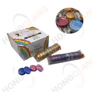 ホンチアン クイックライト バーニング 33mm カラフルフルーツウッド インセンスフレーバー ラウンドシーシャ バフック ブラックチャコール 50-60分 無煙 - Product Image 3