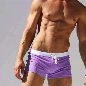 New Solid-Color <strong>Shorts</strong> <strong>Tight</strong> Fitting Sports Quick Dry Pants Fashionable <strong>Swim</strong> <strong>Shorts</strong> for Men - Product Image 3