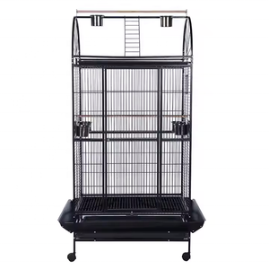 Fil de fer galvanisé personnalisé pliant Pigeon perroquet oiseaux <span class=keywords><strong>cage</strong></span> d'élevage nouvelle grande taille Portable canari <span class=keywords><strong>cage</strong></span> à oiseaux usine - Product Image 4