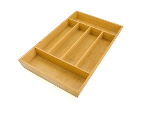 Organisateur de tiroir à ustensiles de cuisine <span class=keywords><strong>Matsuki</strong></span> avec séparateurs, 6 espaces spacieux et bloc à couteaux - Product Image 1